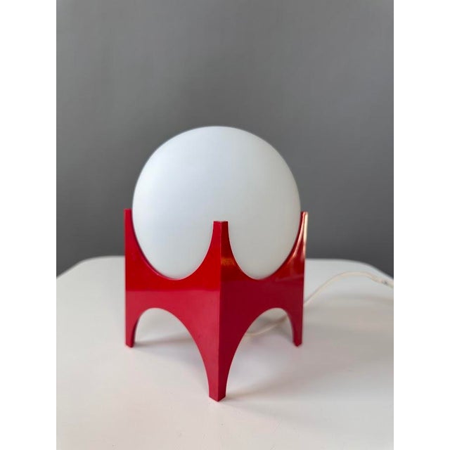 Vintage Space Age Moon Lamp by Richard Essig, 1970s For Sale - Image 6 of 6