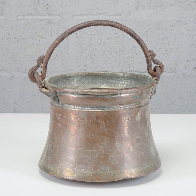 20th Century Copper Bucket Boiler Bowl, 1890s For Sale - Image 5 of 9
