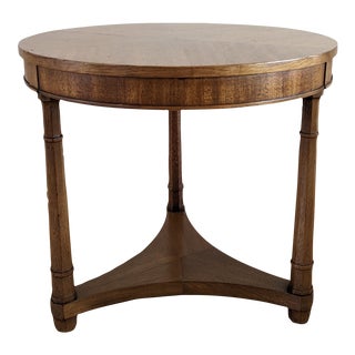 Drexel Furniture Triune Mahogany Side Table For Sale