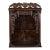 Huali Rosewood Carved Shrine Cabinet With Lotus Motif For Sale