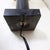 Table Lamp in Black Marble and Natural Raffia Lampshade For Sale - Image 9 of 12