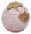 Round Ceramic Urn with Ginkgo Leaves by Heidi Hartmann For Sale