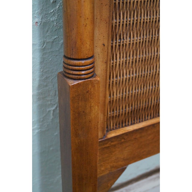 Faux Bamboo Rattan Queen or Full Size Headboard Chairish