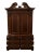 Wood Universal Furniture Banded Mahogany Biedermeier Traditional Victorian Style 54" Tv Media Armoire 609165 For Sale - Image 7 of 13