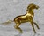 Traditional Vintage Traditional Brass Show Horse Ranch Equestrian Sculpture For Sale - Image 3 of 9