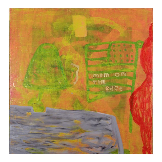 Contemporary Mom on the Edge by Patricia Zinsmeister Parker Painting For Sale