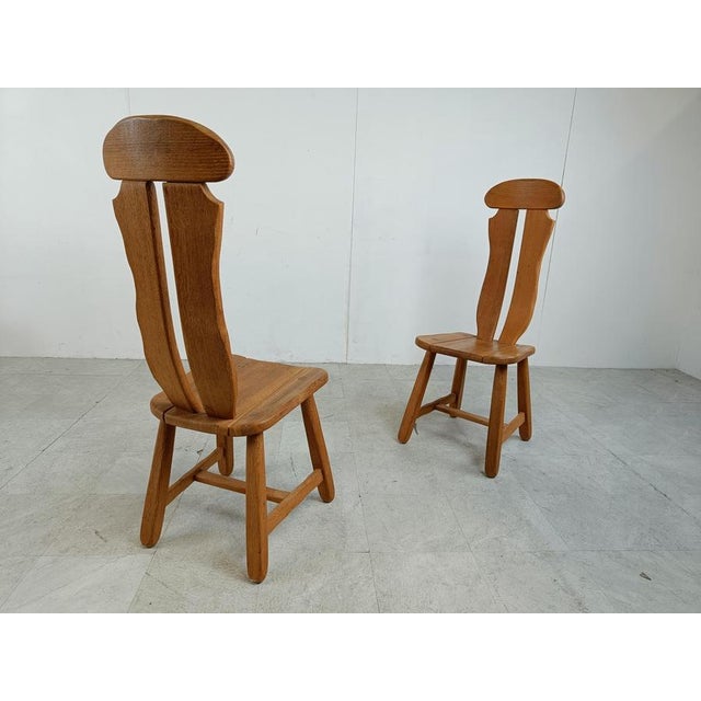 Vintage Dining Chairs by Depuydt, Belgium, 1960s, Set of 5 For Sale - Image 10 of 11