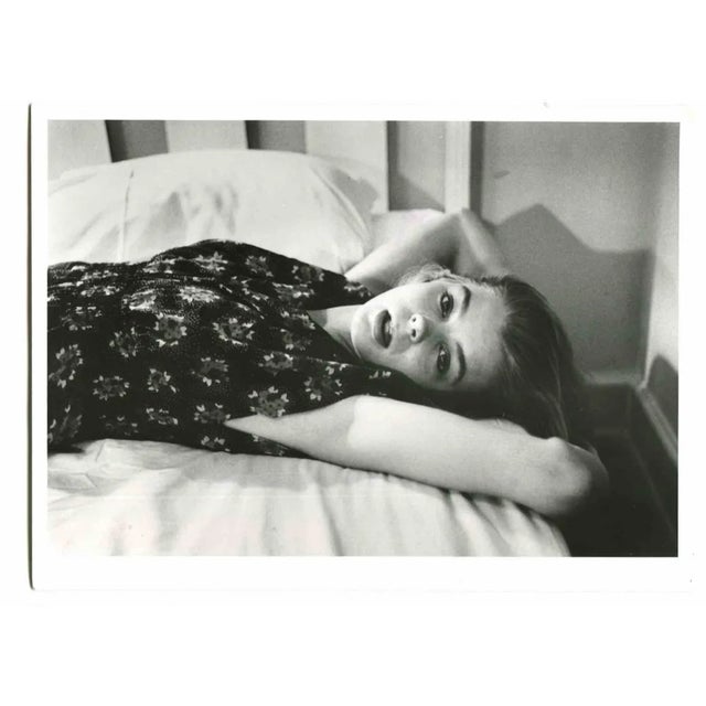 Helmut Newton, Kristine DeBell, Vintage Photograph, 1970s For Sale