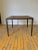 Early 21st Century Rustic Modern Cocktail Table With Wormy Chestnut and Wrought Iron For Sale - Image 5 of 7