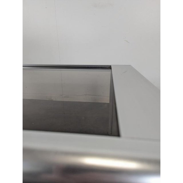 Vintage Space Age Coffee Table in Chrome, 1970s For Sale - Image 4 of 7