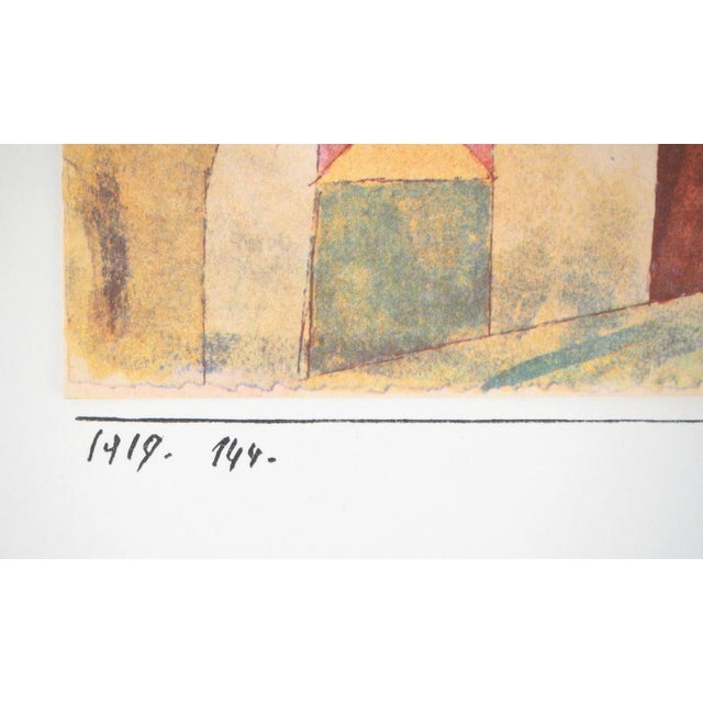 After Paul Klee, Dreamlike Landscape, 1964, Lithograph and Stencil For Sale - Image 6 of 8