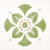 Modern Sample - Schumacher Willard House Stencil Wallpaper in Green For Sale - Image 3 of 4