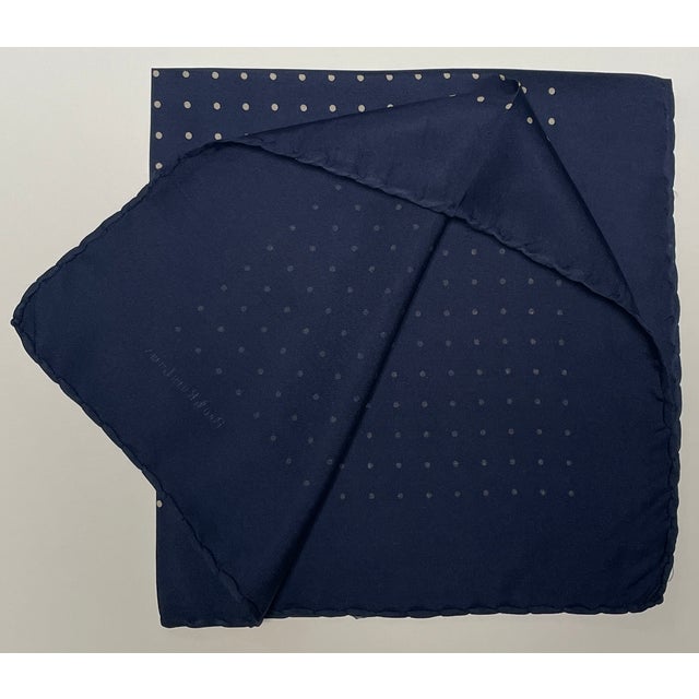 A handsome classic with a hand-stitched hem and the RL signature printed on the lower left corner.