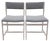 Set of Chairs in Whitened Oakwood & Kvadrat Fabric For Sale