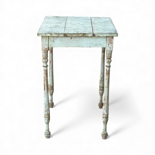 Farmhouse Antique French Farmhouse Side Table For Sale - Image 3 of 9