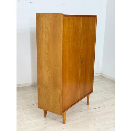 Vintage Wardrobe in Oak For Sale - Image 5 of 12