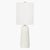 2020s Hable by Visual Comfort Studio Hable Aura Table Lamp in Matte White Ceramic For Sale - Image 5 of 6