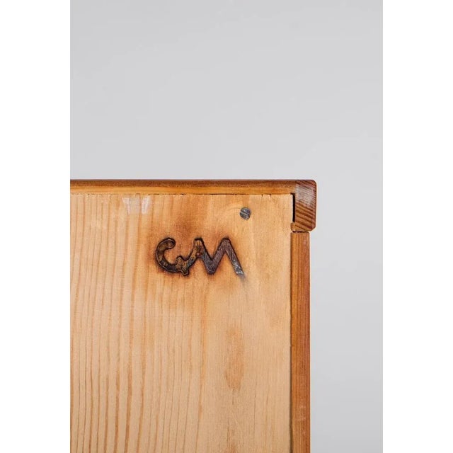 1960s Pine Cabinet attributed to Carl Malmsten, Sweden, 1960s For Sale - Image 5 of 9