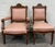 Late 19th Century Antique Victorian Eastlake Carved His and Hers Parlor Chairs - Pair For Sale - Image 5 of 11