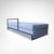 Bauhaus Daybed in Black Metal and Kvadrat Wool Fabric by Eileen Gray for Classicon, 2010s For Sale - Image 3 of 12