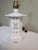 Art Deco Vintage Blanc De Chine Table Lamp Pagoda For Sale - Image 3 of 9