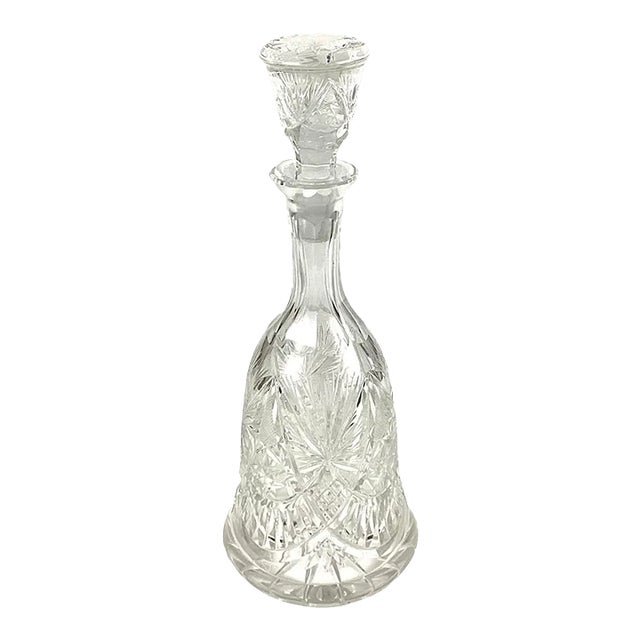 Antique Abp- Cordial/Liqueur Cut Glass Decanter For Sale