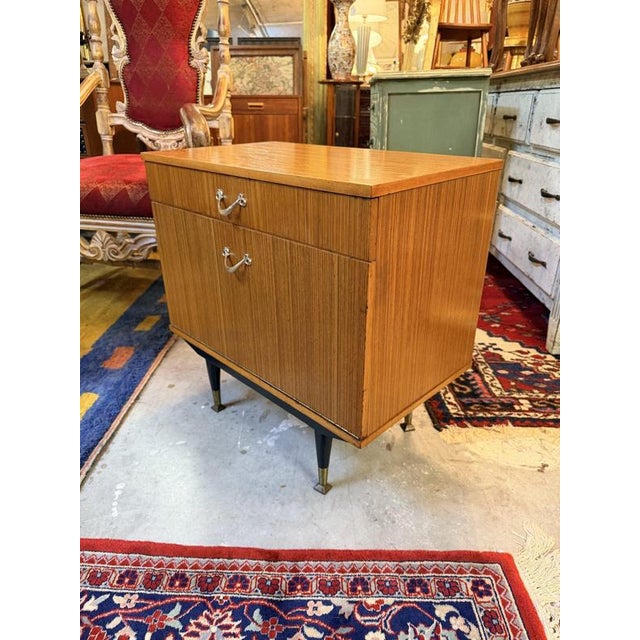 Mid-Century Italian Teak Commode For Sale - Image 6 of 8