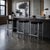 Chrome Bar Stools With Chocolate Velvet Seats, Set of Three,Vintage Mid Century For Sale - Image 18 of 18