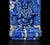 Finest Lapis Lazuli Tibetan Makahala Statue 9.5" Natural Gemstone Hand Carved For Sale - Image 12 of 14