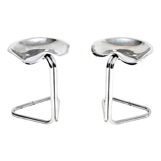 Vintage Tractor Stools by Rodney Kinsman for OMK, 1960s, Set of 2 For Sale