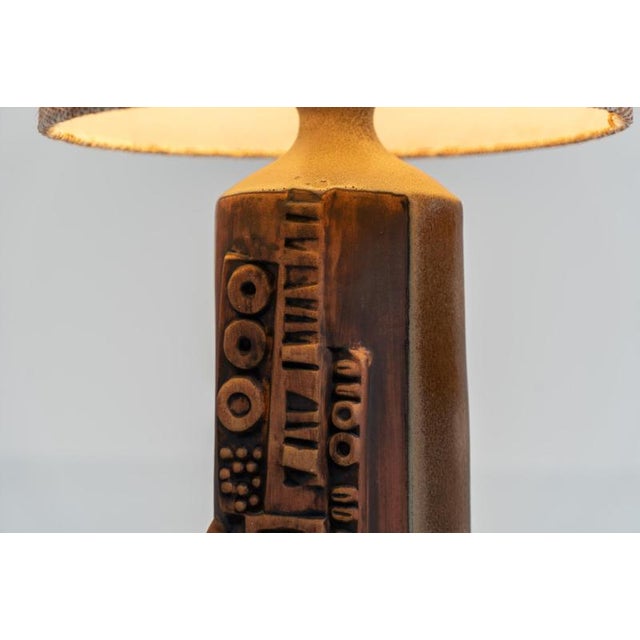Ceramic Sculptural Kennegie Ceramic Lamp by Peter Ellery for Tremaen For Sale - Image 7 of 11