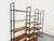 Vintage Italian Triple Modular Bookcase in Teak and Metal, 1960s For Sale - Image 14 of 18