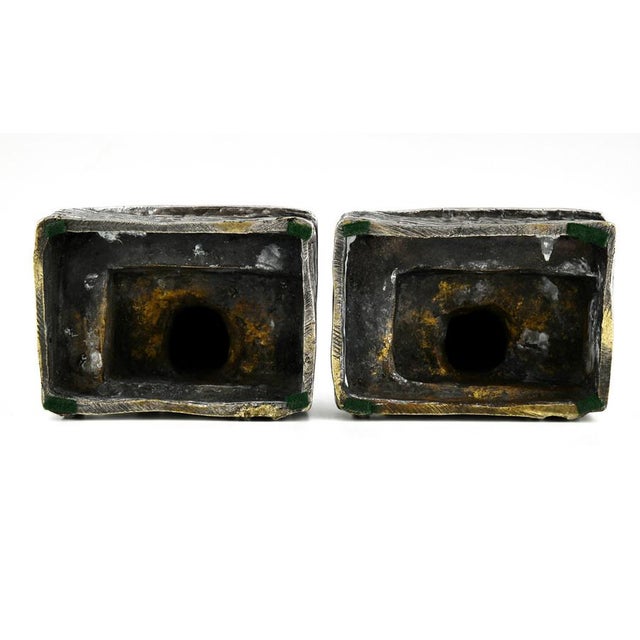 Art Deco Bronze Owl Bookends by Marcel Bouraine, 1925, Set of 2 For Sale - Image 12 of 13
