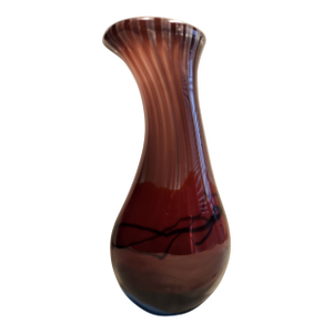 Authentic Avem "Astrale" Murano Glass Vase by Anzolo Fuga, C. 1955-1960