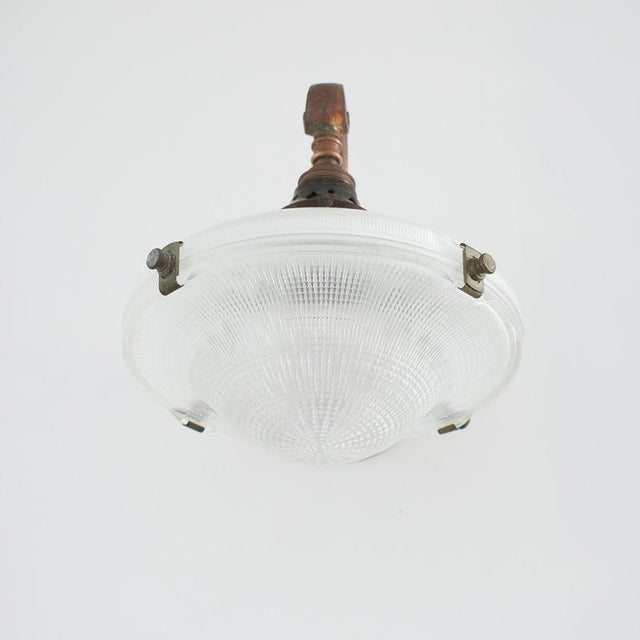 Vintage Holophane Ripple-Lite Church Wall Light, 1920s For Sale - Image 4 of 8