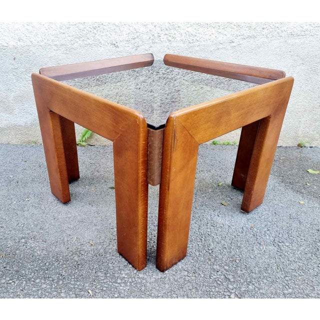 Italian Coffee Table by Afra and Tobia Scarpa, Italy, 1960s For Sale - Image 6 of 16