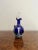 Glass Mary Gregory Blue Glass Decanter, 1860s For Sale - Image 7 of 7