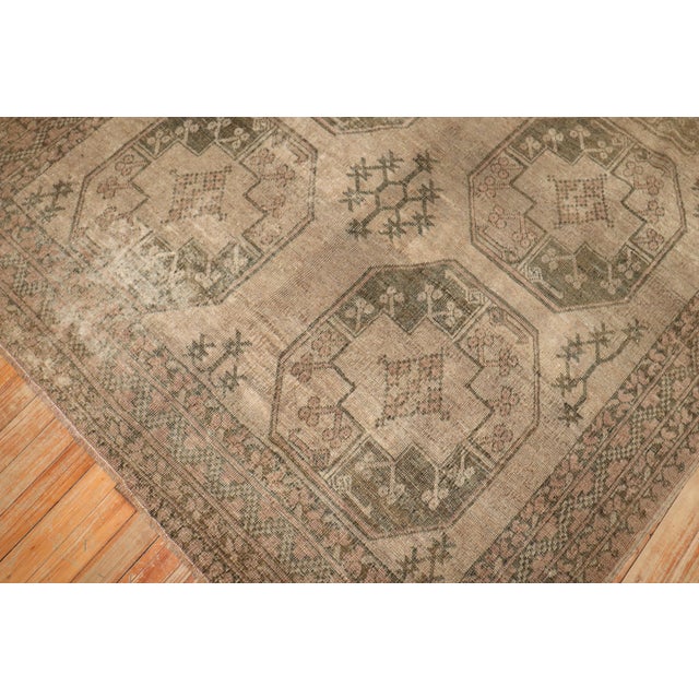 Antique Zabihi Collection Tribal Square Ersari Rug For Sale In New York - Image 6 of 9