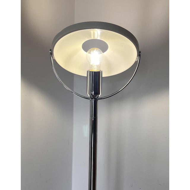 Metal Bauhaus Floor Lamp by Carl Jakob Jucker for Imago Dp, Weimar, 1923 For Sale - Image 7 of 16