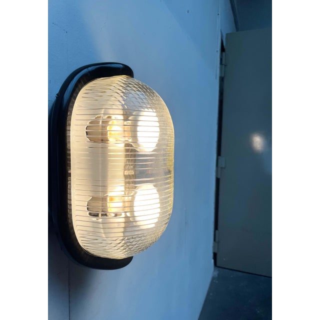 Mid-Century Modern Italian Space Age Model Noce Wall Lamp by Achille Castiglioni for Flos, 1970s For Sale - Image 14 of 18