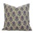 Fabdivine Block Print Pillow Cover Linen Blend- 14x20 For Sale