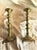 Antique Traditional Heavy Brass Candlesticks- a Pair For Sale - Image 4 of 5