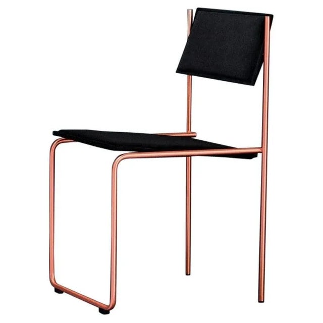 Trampolín Chair in Black and Copper by Pepe Albargues For Sale - Image 12 of 12