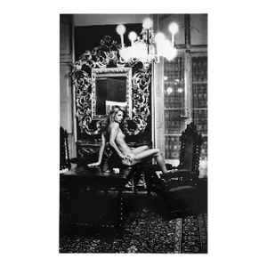 Charlotte Rampling at Hotel Nord, France Vintage Silver Gelatin Print by Helmut Newton