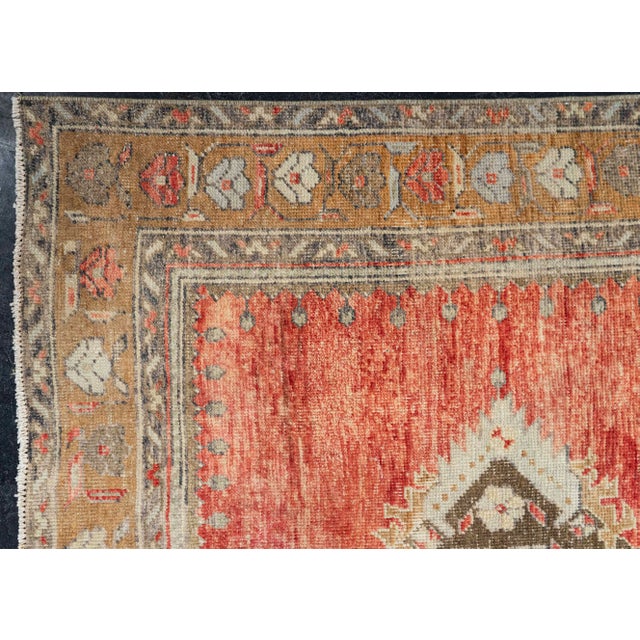 Early 21st Century Turkish Vintage Rug 4'8" x 10'3 #21395 For Sale - Image 5 of 8