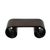2010s 3" Brown Wood Scroll Legs Rectangular Display Stand Riser Easel For Sale - Image 5 of 5