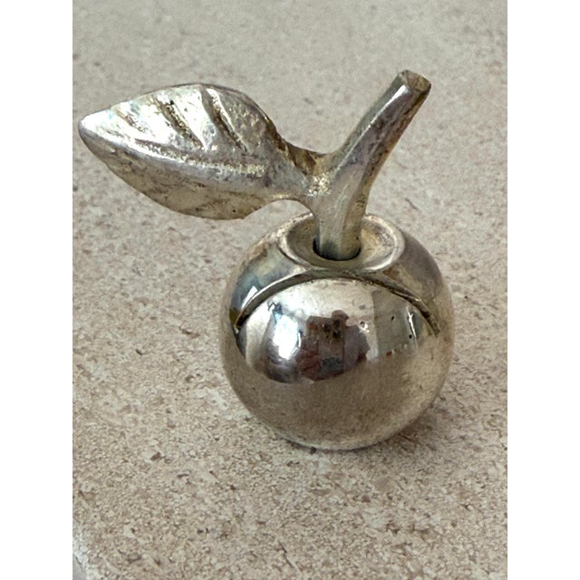 Mid 20th Century Set/12 Apple Place Card Holders With Baskets For Sale - Image 5 of 12