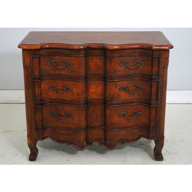 Age: Approx: 30 Years Old Details: Walnut Fine Carved Details High Quality Construction French Style Solid Brass Hardware...