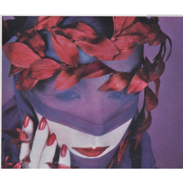 The magnificent REDS of Christian Dior! This is a 1976 advertisement print that originally appeared in a French fashion...