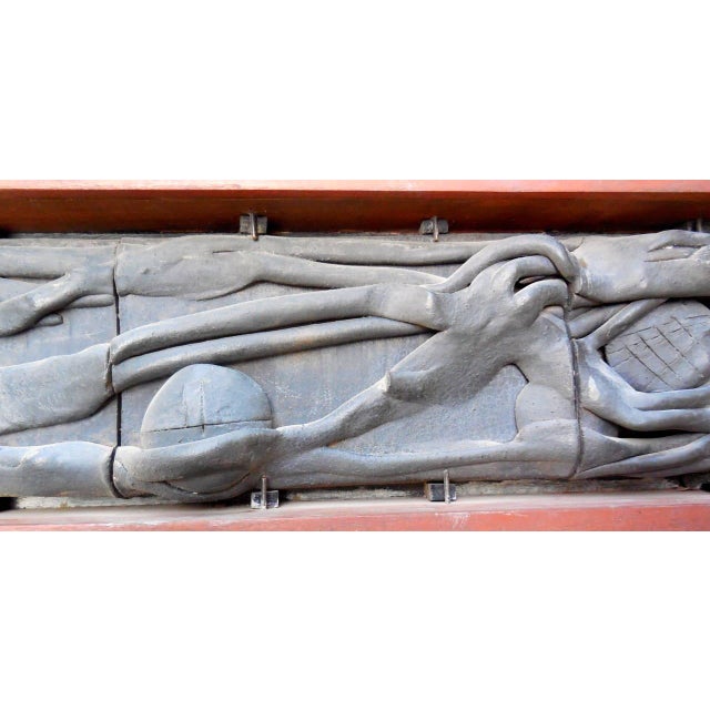 Architectural Ceramic Relief Frieze, 1975 For Sale In Miami - Image 6 of 7